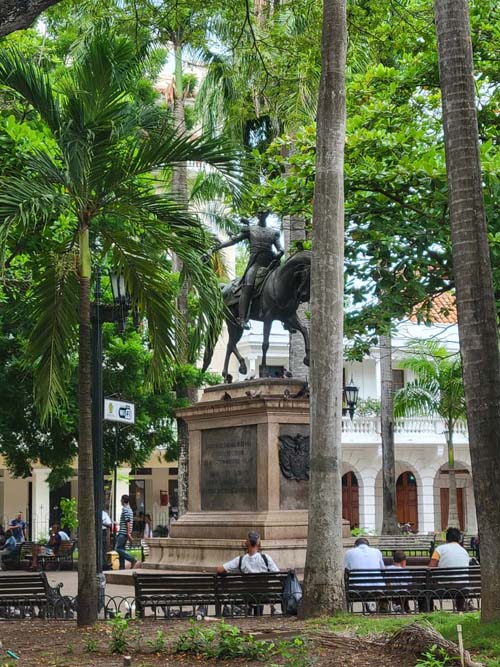 Plaza de Bolívar, Old Town, Cartagena, Colombia, July 5, 2022