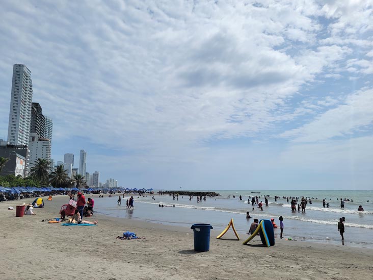 Playa de Bocagrande, Cartagena, Colombia, July 9, 2022