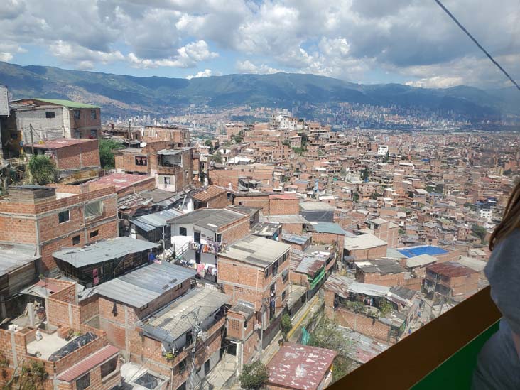 View From Metrocable Línea J, Medellín, Colombia, July 12, 2022