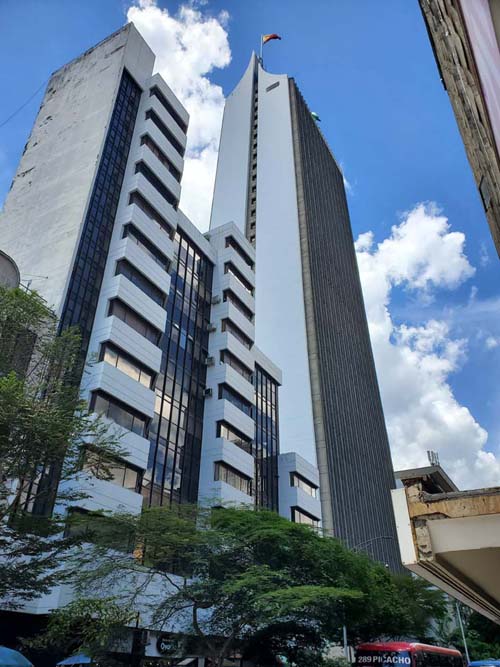 Edificio Coltejer/Coltejer Building, Avenida La Playa #47-42, Medellín, Colombia, July 13, 2022
