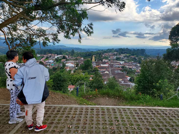 View Of Salento From Mirador Alto de la Cruz, Salento, Colombia, July 15, 2022