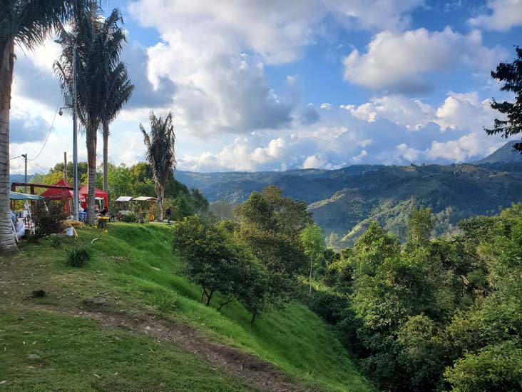 View From Mirador Alto de la Cruz, Salento, Colombia, July 15, 2022