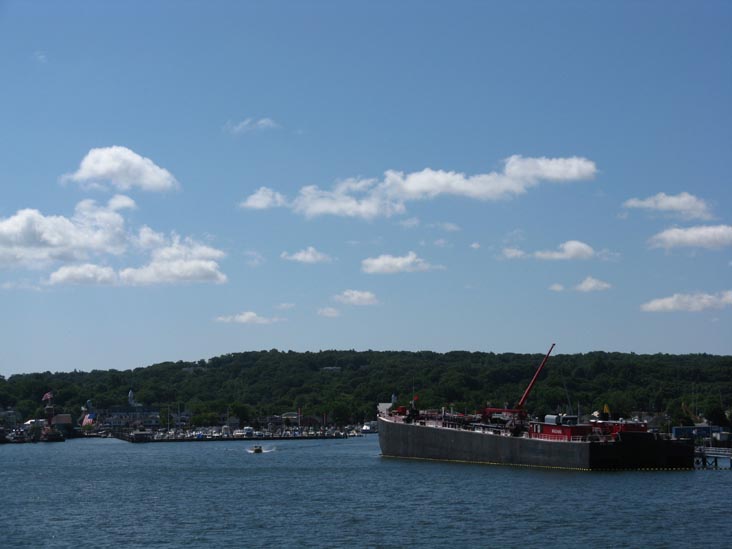 Port Jefferson Harbor From Bridgeport & Port Jefferson Ferry, Port Jefferson, New York
