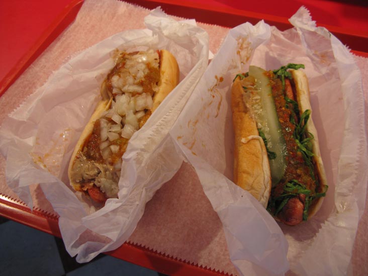 New Englander and Chicagoan Style Hot Dogs, Super Duper Weenie, 306 Black Rock Turnpike, Fairfield, Connecticut