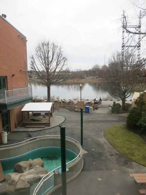 Norwalk River From Maritime Aquarium, 10 North Water Street, Norwalk, Connecticut, January 14, 2017