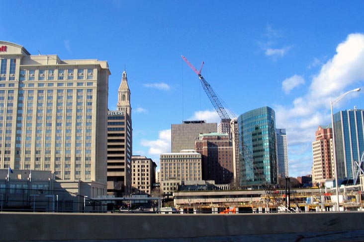 Downtown From Interstate 91, Hartford, Connecticut
