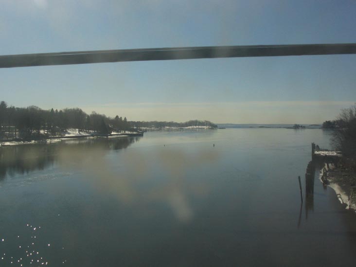 Byram River from a New Haven-Bound Metro-North Train