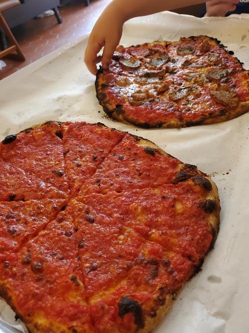 Sally's Apizza, 237 Wooster Street, New Haven, Connecticut, August 31, 2022