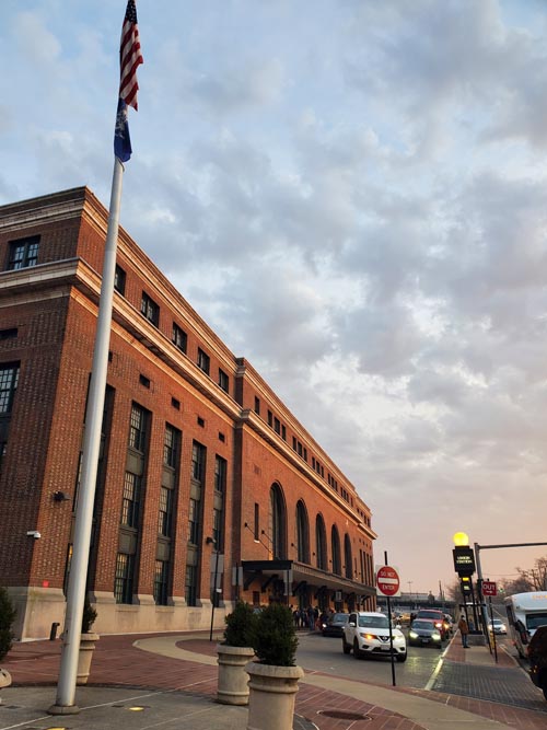 New Haven Union Station, 50 Union Avenue, New Haven, Connecticut, March 6, 2022