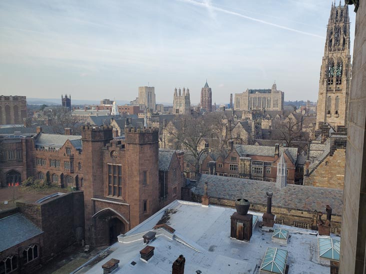 View From Yale University Art Gallery, New Haven, Connecticut, March 6, 2022