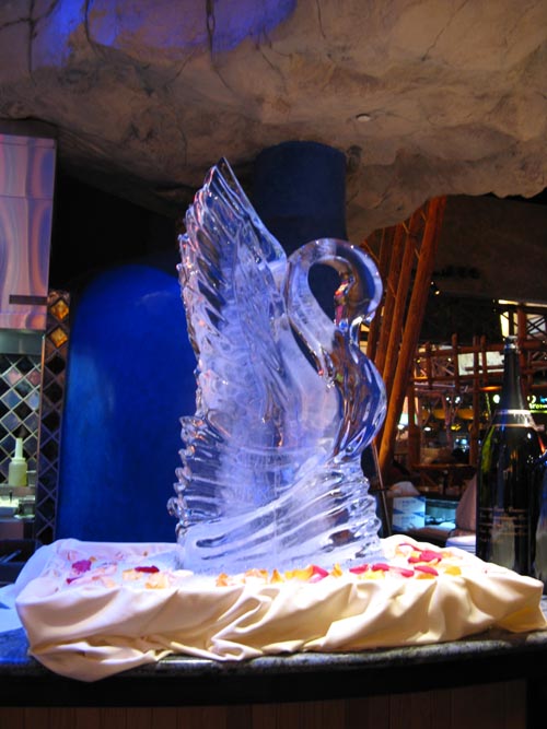 Ice Sculpture, Pompeii & Caesar Champagne Brunch, Mohegan Sun, Uncasville, Connecticut
