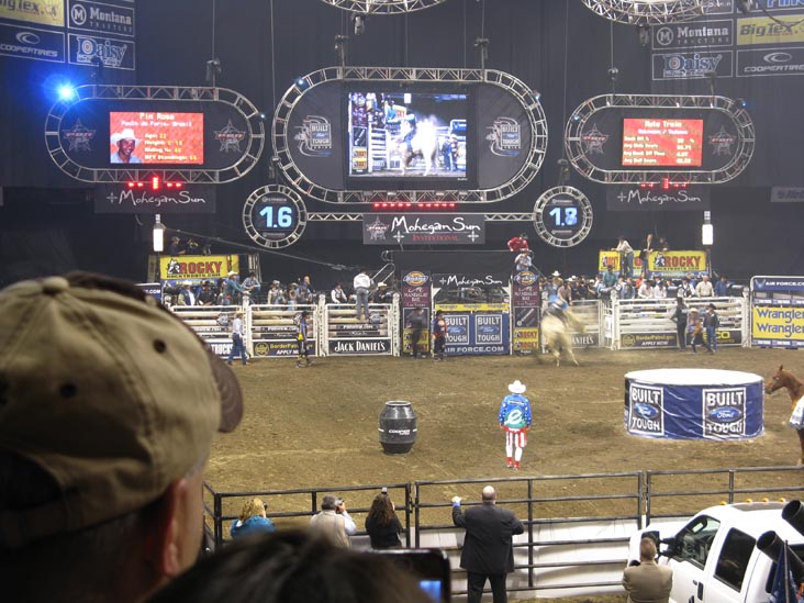 Pim Rosa, Professonial Bull Riding Built Ford Tough Series, Mohegan Sun Arena, Mohegan Sun, Uncasville, Connecticut, October 18, 2008