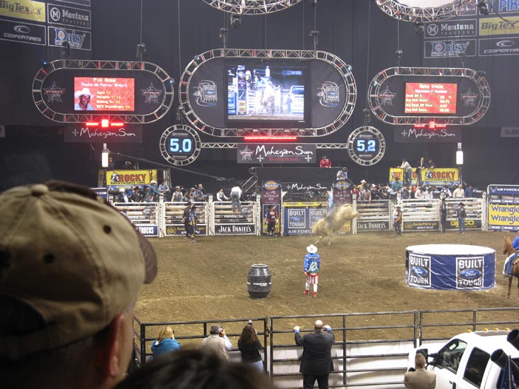 Pim Rosa, Professonial Bull Riding Built Ford Tough Series, Mohegan Sun Arena, Mohegan Sun, Uncasville, Connecticut, October 18, 2008