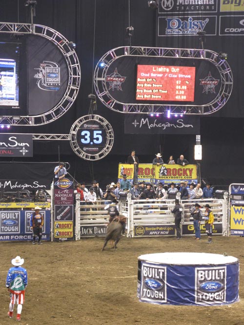 Professonial Bull Riding Built Ford Tough Series, Mohegan Sun Arena, Mohegan Sun, Uncasville, Connecticut, October 18, 2008