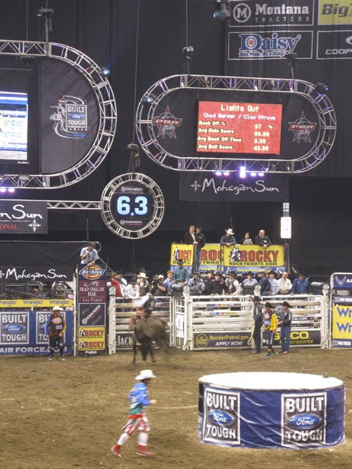 Professonial Bull Riding Built Ford Tough Series, Mohegan Sun Arena, Mohegan Sun, Uncasville, Connecticut, October 18, 2008