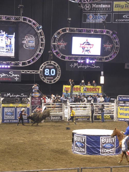 Professonial Bull Riding Built Ford Tough Series, Mohegan Sun Arena, Mohegan Sun, Uncasville, Connecticut, October 18, 2008