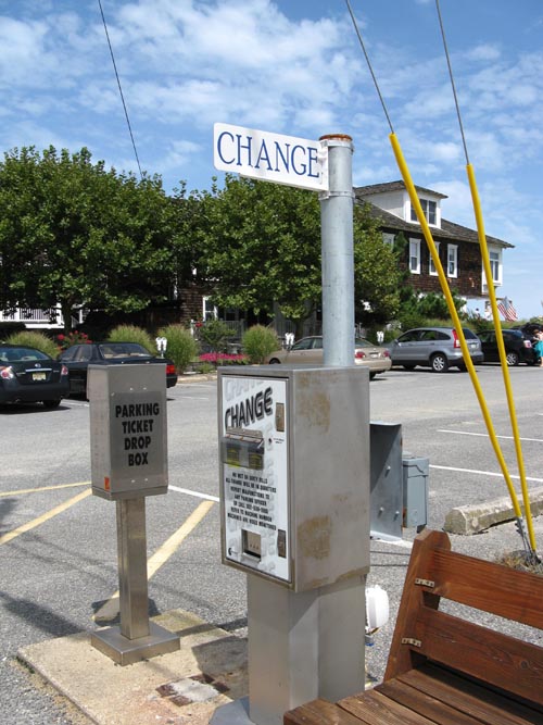 Parking Lot Change Machine, Beach Near Ocean View Parkway, Bethany Beach, Delaware, August 29, 2009