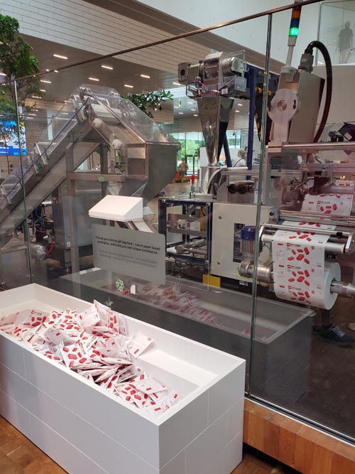 Six Bricks Experience Moulding Machine, LEGO House, Billund, Denmark, July 27, 2025