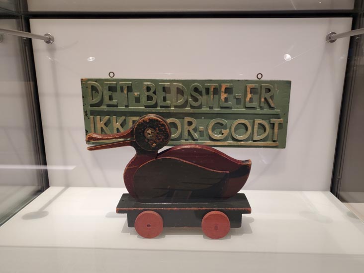 Wooden Toy, History Collection, LEGO House, Billund, Denmark, July 27, 2025