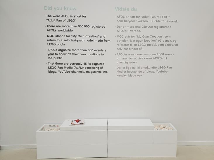 Adult Fan of LEGO Explainer, Masterpiece Gallery, LEGO House, Billund, Denmark, July 27, 2025