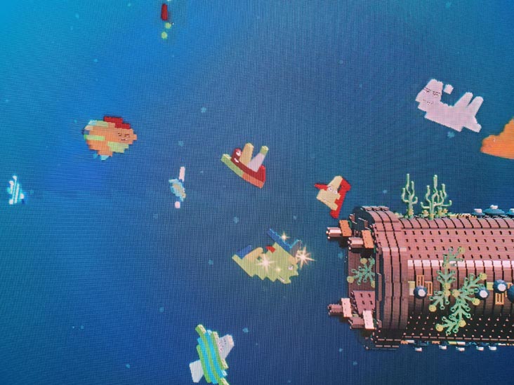 LEGO Sea Animal Aquarium, Yellow Zone, LEGO House, Billund, Denmark, July 27, 2025