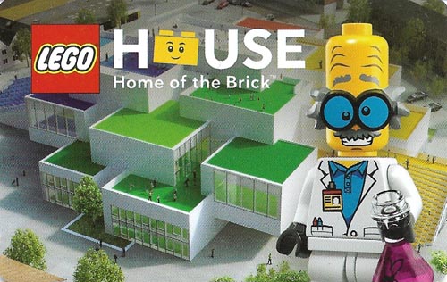LEGO House Six Bricks Experience Combo Card