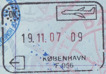 Denmark Passport Stamp