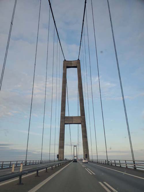 Storebæltsbroen/Great Belt Bridge Between Zealand and Funen, Denmark, July 27, 2025