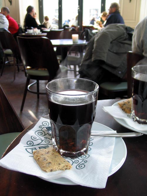 Glögg, Café Norden, Østergade 61, Copenhagen, Denmark, November 16, 2007