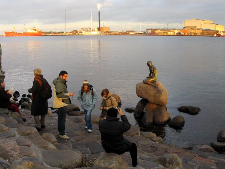 The Little Mermaid (Den Lille Havfrue), Langelinie, Copenhagen, Denmark, November 16, 2007