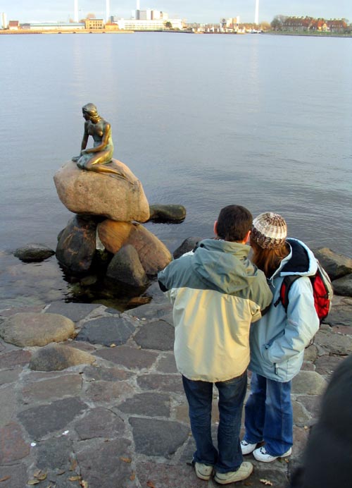 The Little Mermaid (Den Lille Havfrue), Langelinie, Copenhagen, Denmark