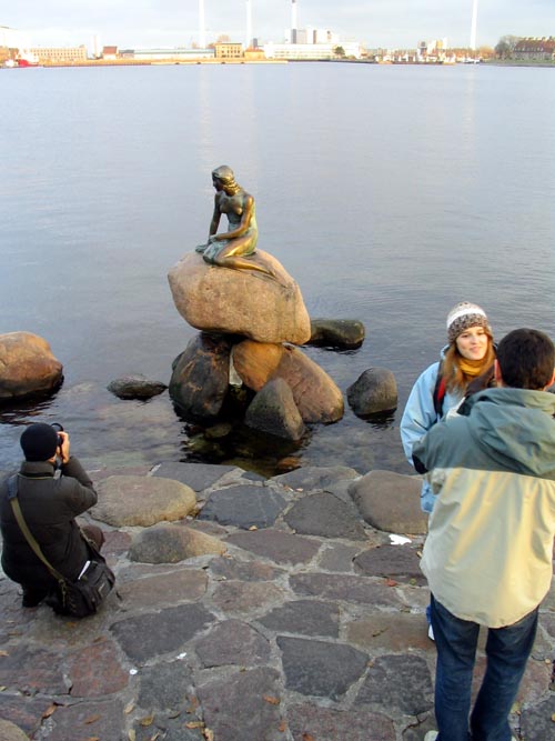 The Little Mermaid (Den Lille Havfrue), Langelinie, Copenhagen, Denmark, November 16, 2007