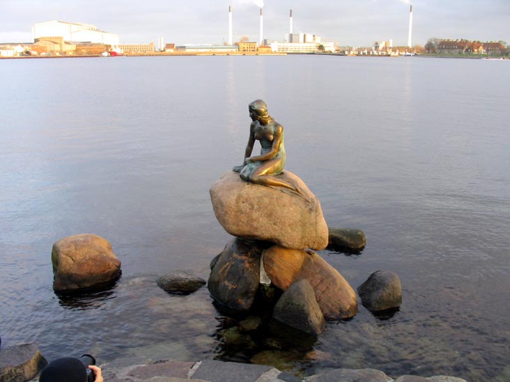 The Little Mermaid (Den Lille Havfrue), Langelinie, Copenhagen, Denmark, November 16, 2007