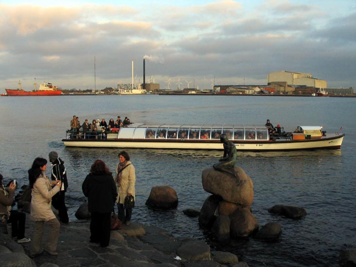 The Little Mermaid (Den Lille Havfrue), Langelinie, Copenhagen, Denmark, November 16, 2007