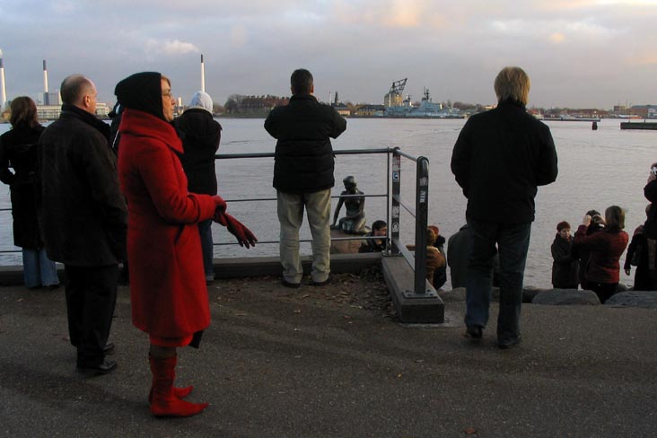 The Little Mermaid (Den Lille Havfrue), Langelinie, Copenhagen, Denmark, November 16, 2007