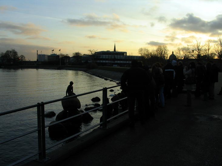 The Little Mermaid (Den Lille Havfrue), Langelinie, Copenhagen, Denmark, November 16, 2007