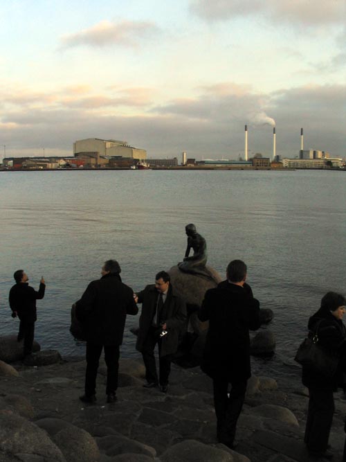 The Little Mermaid (Den Lille Havfrue), Langelinie, Copenhagen, Denmark, November 16, 2007