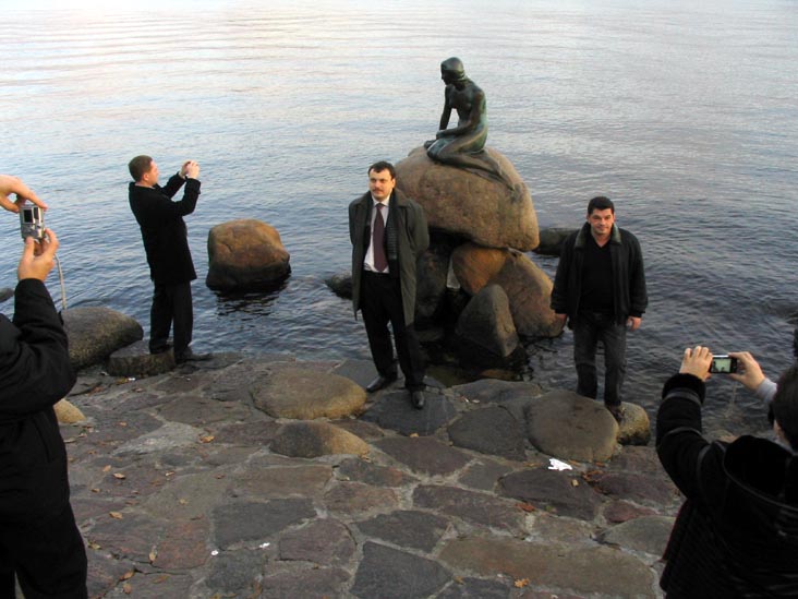The Little Mermaid (Den Lille Havfrue), Langelinie, Copenhagen, Denmark, November 16, 2007