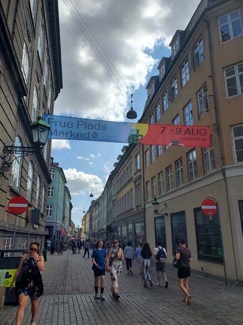 Looking South Down Fiolstræde From Nørre Voldgade, Copenhagen, Denmark, July 28, 2025