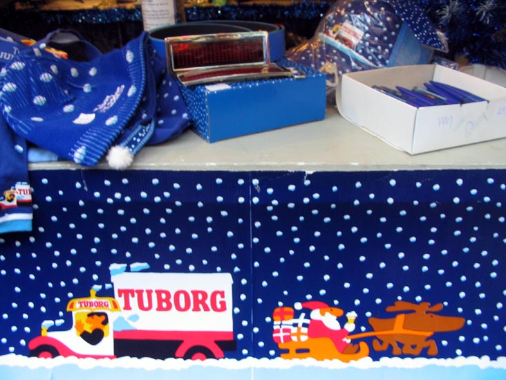 Tuborg Display, Glögg Holiday Stand, Nyhavn, Copenhagen, Denmark