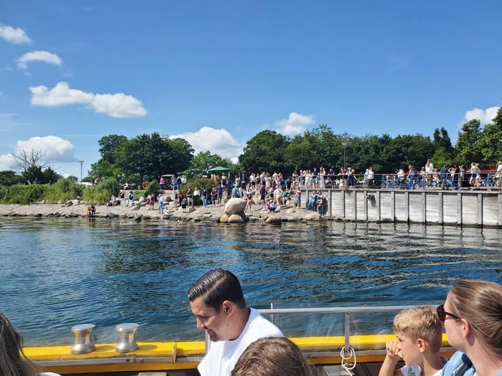 The Little Mermaid (Den Lille Havfrue), Inner Harbor, Netto-Bådene Boat Tour, Copenhagen, Denmark, July 28, 2025