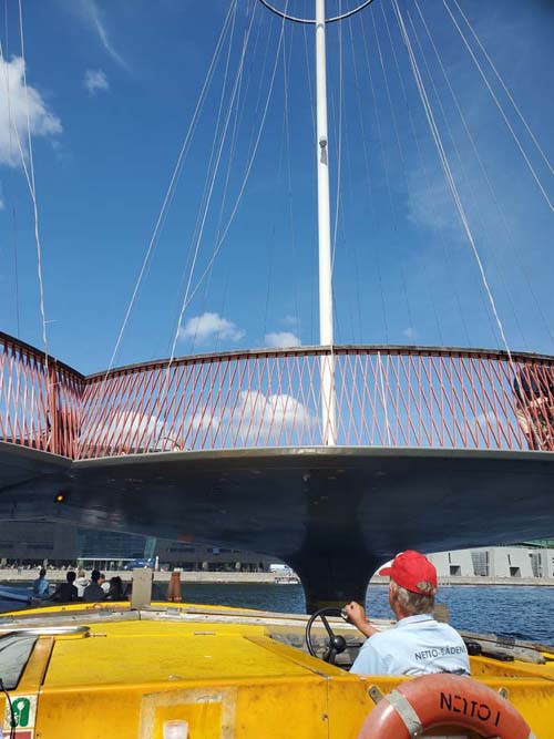 Cirkelbroen, Netto-Bådene Boat Tour, Copenhagen, Denmark, July 28, 2025