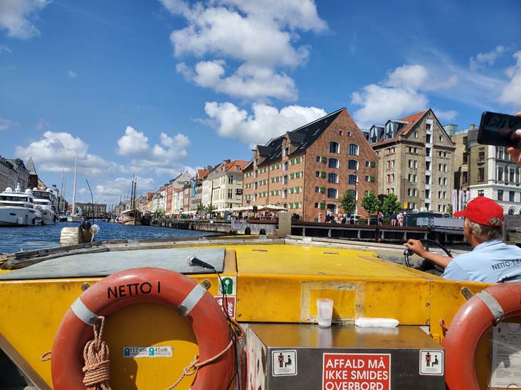 Nyhavn, Netto-Bådene Boat Tour, Copenhagen, Denmark, July 28, 2025