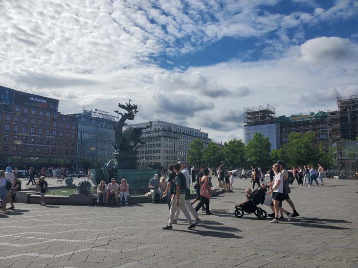 Dragon Fountain, Rådhuspladsen (City Hall Square), Copenhagen, Denmark, July 23, 2025