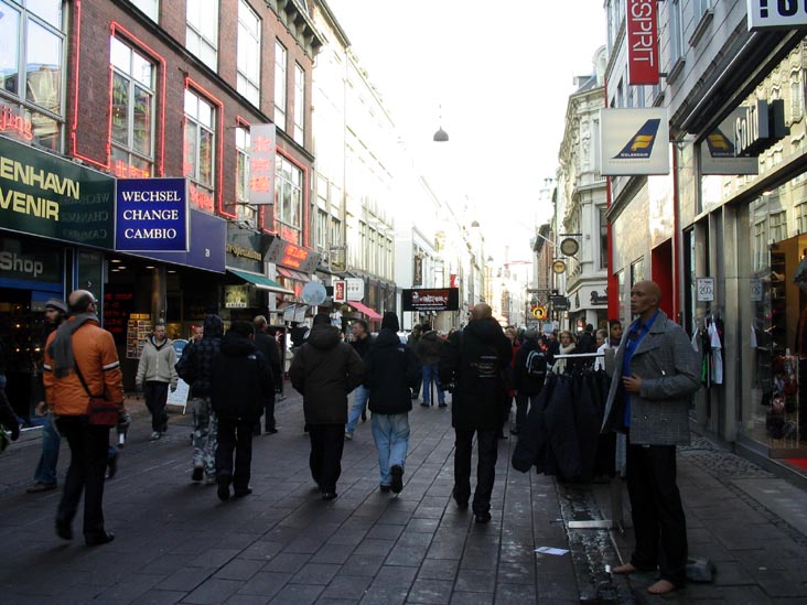 Strøget, Copenhagen, Denmark, November 16, 2007