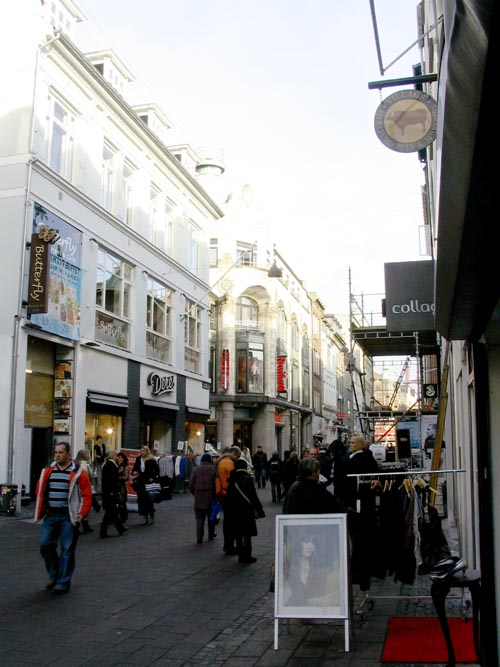 Strøget Near Kattesundet, Copenhagen, Denmark, November 16, 2007