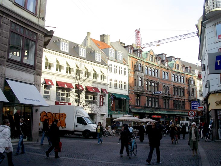 Strøget at Knabrostræde, Copenhagen, Denmark, November 16, 2007