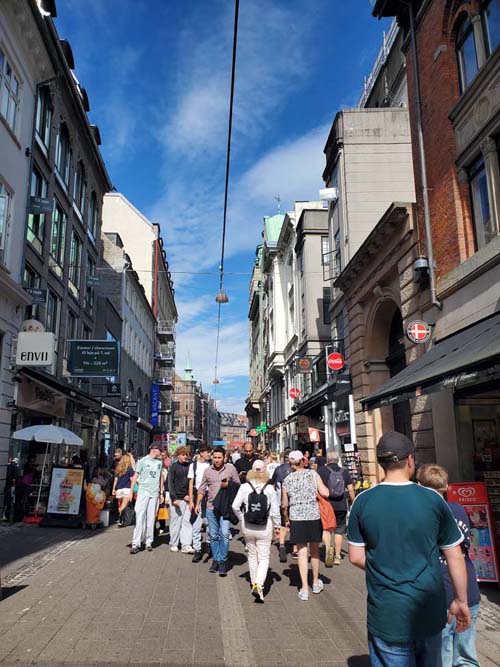 Strøget Near Kattesundet, Copenhagen, Denmark, July 23, 2025