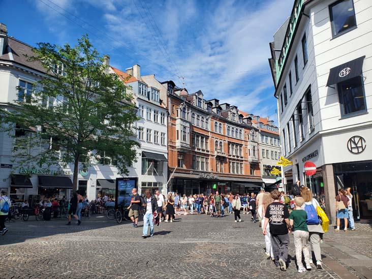 Strøget at Knabrostræde, Copenhagen, Denmark, July 23, 2025