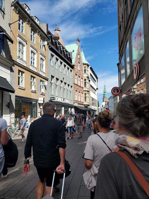Strøget Near Badstuestræde, Copenhagen, Denmark, July 23, 2025